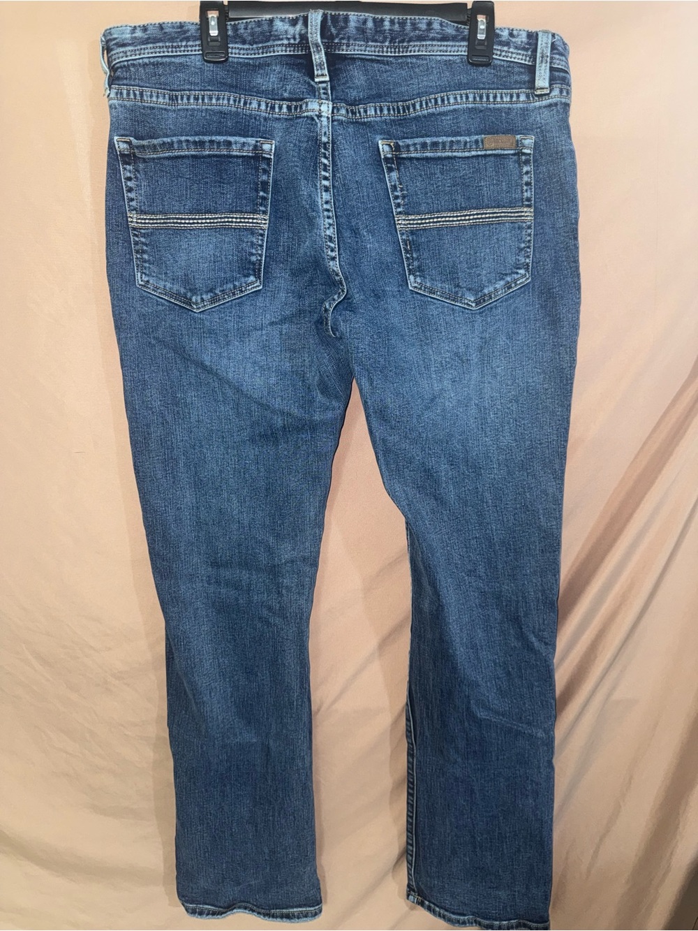 Rock&Roll Men's Blue Denim Jeans 38X36 Slim Bootcut Like New Condition